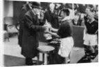 King George V presenting the FA Cup, Wembley Stadium, London by Fox