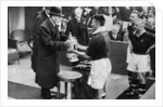 King George V presenting the FA Cup, Wembley Stadium, London by Fox
