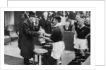 King George V presenting the FA Cup, Wembley Stadium, London by Fox