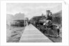 The first regular trans-continental train at Fernie, British Columbia, Canada by Anonymous