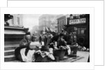 Flower sellers at Piccadilly Circus, London by Anonymous