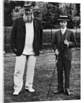 The Prince of Wales and WG Grace by Anonymous