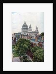 View from the Old Bailey towards St Paul's Cathedral, London by WS Campbell