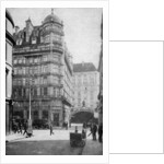 Savoy Hotel and Theatre across the Strand from Norfolk Street, London by Anonymous