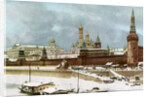 The Kremlin, Moscow, Russia by Topical Press Agency
