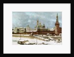 The Kremlin, Moscow, Russia by Topical Press Agency