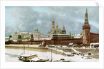 The Kremlin, Moscow, Russia by Topical Press Agency