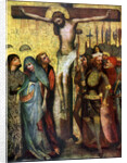 'Crucifixion', before 1400 by Workshop of the Master of the Trebon Altarpiece