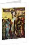 'Crucifixion', before 1400 by Workshop of the Master of the Trebon Altarpiece