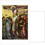 'Crucifixion', before 1400 by Workshop of the Master of the Trebon Altarpiece