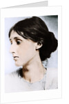 Virginia Woolf, English novelist, essayist and critic by Anonymous