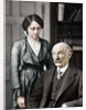 Thomas Hardy, English poet, novelist and dramatist with his second wife, Florence by Anonymous
