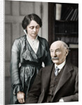 Thomas Hardy, English poet, novelist and dramatist with his second wife, Florence by Anonymous