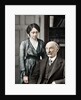 Thomas Hardy, English poet, novelist and dramatist with his second wife, Florence by Anonymous