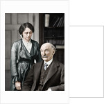 Thomas Hardy, English poet, novelist and dramatist with his second wife, Florence by Anonymous