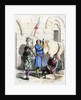 Knight served by a squire and page by Deghouly
