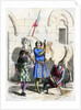 Knight served by a squire and page by Deghouly
