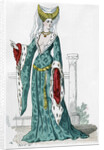 Noblewoman of the time of Charles VI of France by Anonymous