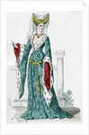 Noblewoman of the time of Charles VI of France by Anonymous