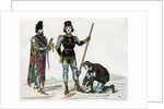 Prince, squire and valet by Anonymous