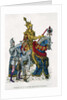 Charles VII, King of France, on horseback in full armour by Gautier