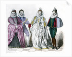 Louise of Lorraine, Duke of Guise, Marguerite de Vaudemont and Anne de Joyeuse by Anonymous