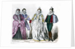 Louise of Lorraine, Duke of Guise, Marguerite de Vaudemont and Anne de Joyeuse by Anonymous
