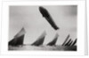Zeppelin LZ11 'Viktoria Luise' in flight during the Kiel Regatta, Germany by Anonymous