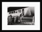 Passengers boarding Zeppelin LZ 11 'Viktoria Luise' by Anonymous