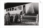 Passengers boarding Zeppelin LZ 11 'Viktoria Luise' by Anonymous