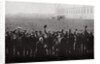 Count  Zeppelin saluted by members of the naval airship fleet, Germany by Anonymous