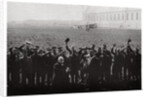 Count  Zeppelin saluted by members of the naval airship fleet, Germany by Anonymous