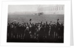 Count  Zeppelin saluted by members of the naval airship fleet, Germany by Anonymous
