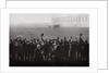 Count  Zeppelin saluted by members of the naval airship fleet, Germany by Anonymous