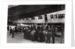 Passengers boarding Zeppelin LZ 127 'Graf Zeppelin' by Anonymous