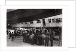 Passengers boarding Zeppelin LZ 127 'Graf Zeppelin' by Anonymous
