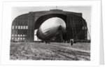 'Graf Zeppelin' attached to the mobile anchor mast, Lakehurst, New Jersey, USA by Anonymous