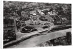 Aerial view of the Cathedral of Christ the Saviour, Moscow, USSR, from a Zeppelin by Anonymous