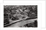 Aerial view of the Cathedral of Christ the Saviour, Moscow, USSR, from a Zeppelin by Anonymous