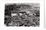 Aerial view of the Mosque of Omar, Jerusalem, Palestine, from a Zeppelin by Anonymous