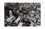 Aerial view of the Church of the Holy Sepulchre, Jerusalem, Palestine, from a Zeppelin by Anonymous