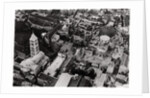 Aerial view of the Church of the Holy Sepulchre, Jerusalem, Palestine, from a Zeppelin by Anonymous