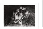 Aerial view of Hohenzollern Castle, Baden-Wurttemberg, Germany, from a Zeppelin by Anonymous