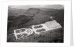 Aerial view of the Herrenchiemsee Palace, Bavaria, Germany, from a Zeppelin by Anonymous