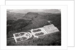 Aerial view of the Herrenchiemsee Palace, Bavaria, Germany, from a Zeppelin by Anonymous