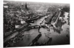 Aerial view of Hamburg harbour, Germany, from a Zeppelin by Anonymous
