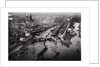 Aerial view of Hamburg harbour, Germany, from a Zeppelin by Anonymous