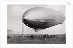 Airship LZ127 'Graf Zeppelin' moored at Loewental, Germany by Anonymous