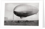 Airship LZ127 'Graf Zeppelin' moored at Loewental, Germany by Anonymous