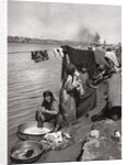 Washerwomen on the banks of the Tigris, Baghdad, Iraq by A Kerim